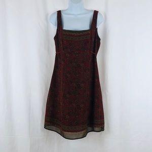 CDC sheer overlay sleeveless dress 10P